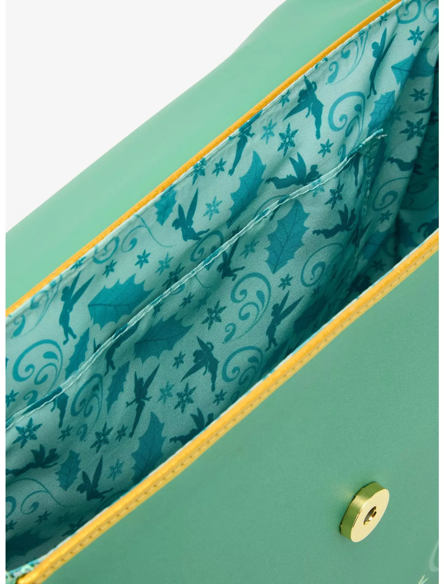 Loungefly Disney Tinker Bell Holiday Sequined Crossbody