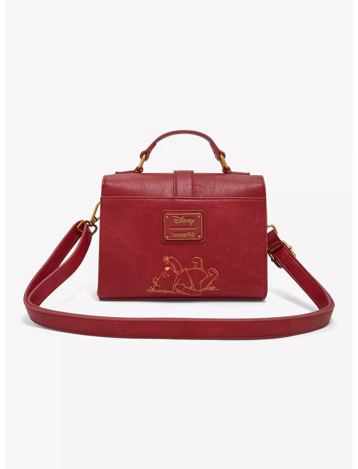 Loungefly Disney Winnie the Pooh Honeycomb Pattern Crossbody