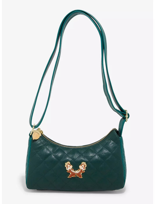 Loungefly Disney Chip & Dale Quilted Shoulder Bag