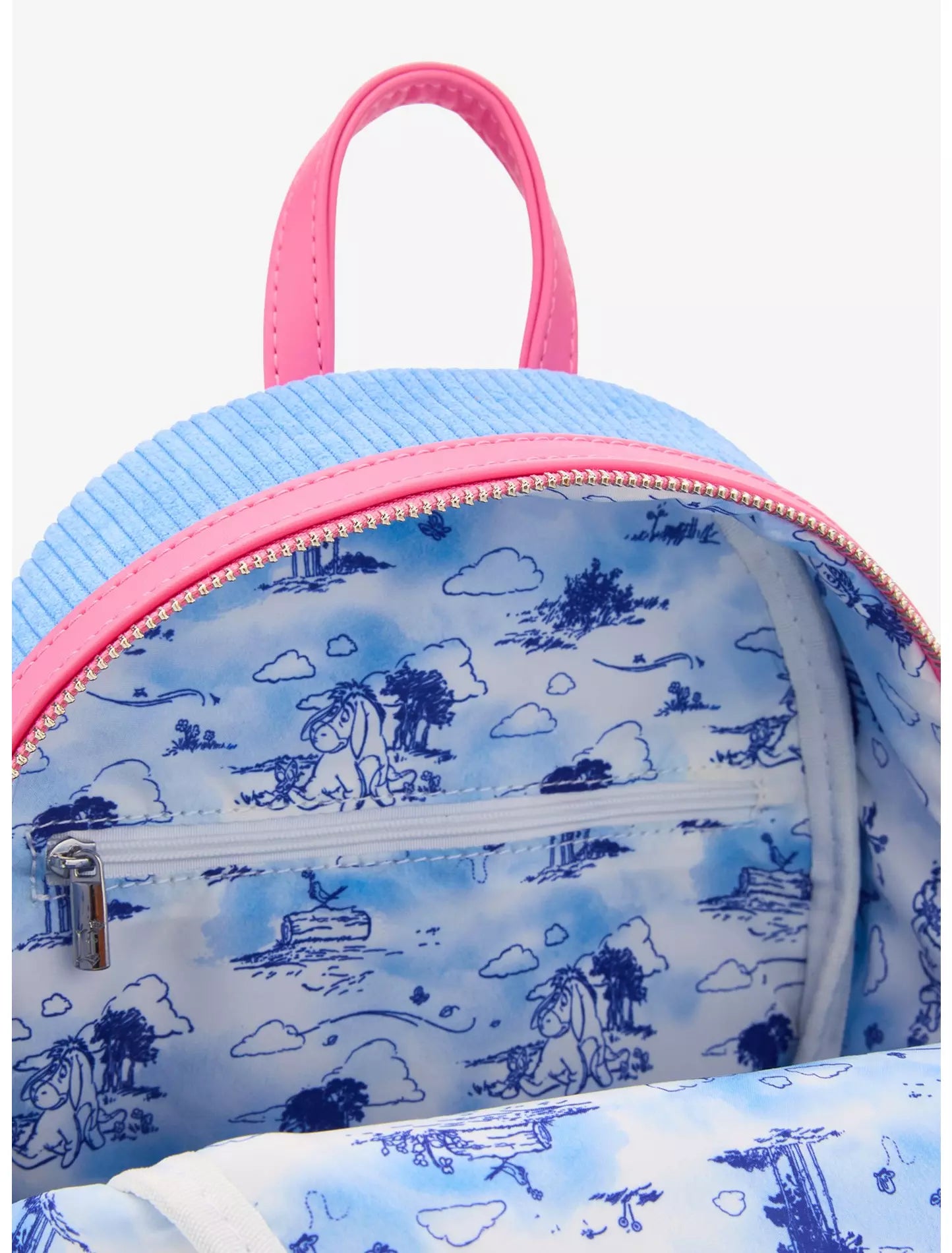 Loungefly Disney Winnie the Pooh Eeyore Peeking Corduroy Mini Backpack