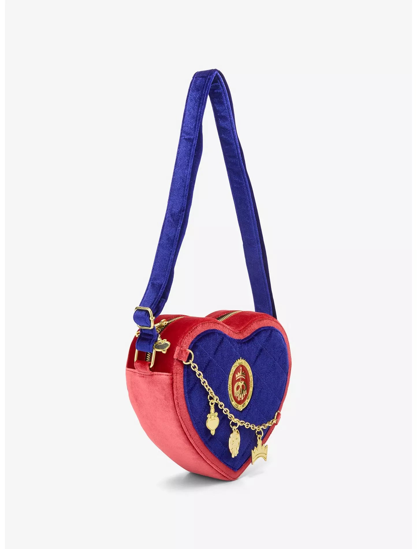 Loungefly Disney Snow White and the Seven Dwarfs Evil Queen Velvet Crossbody Bag