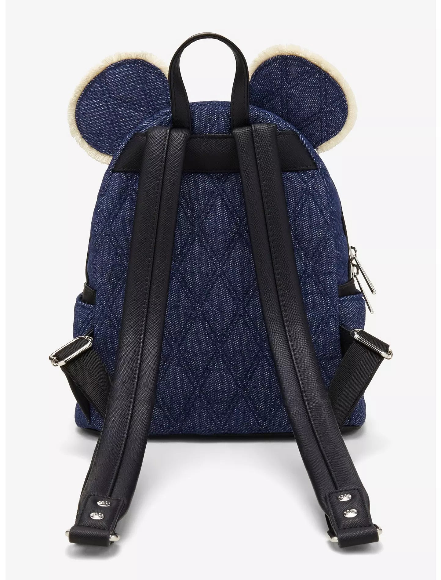 Loungefly Disney Minnie Mouse Denim Quilted Mini Backpack