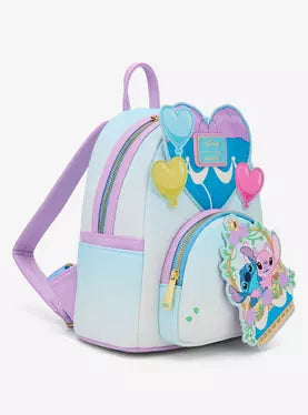 Loungefly Disney Lilo & Stitch, Angel & Stitch Hot Air Balloon Mini Backpack