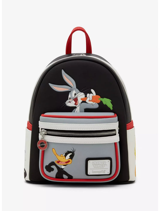 Loungefly Looney Tunes Characters Color Block Mini Backpack