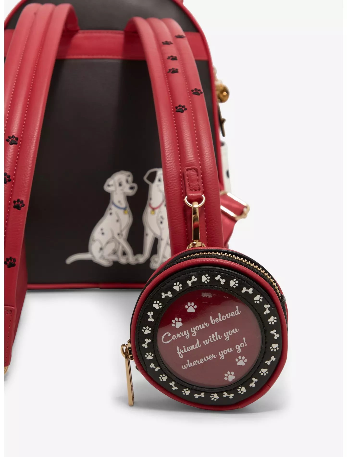 Loungefly Disney 101 Dalmatians Puppies Mini Backpack with Photo Coin Purse