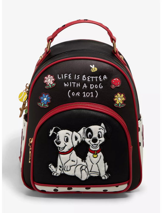 Loungefly Disney 101 Dalmatians Puppies Mini Backpack with Photo Coin Purse