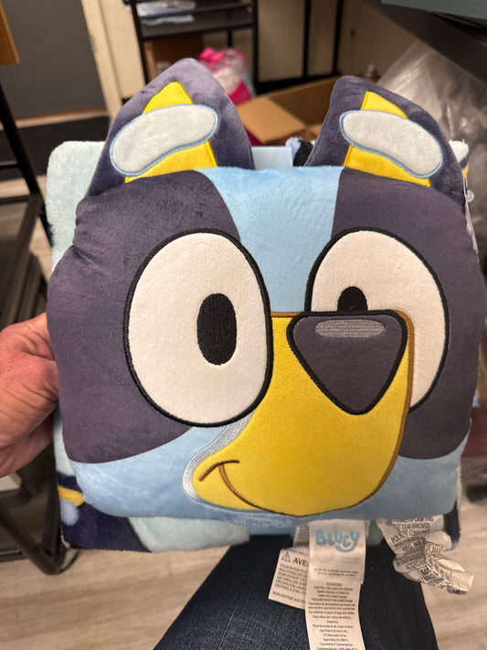 Bluey Pillow & Blanket Travel Sets