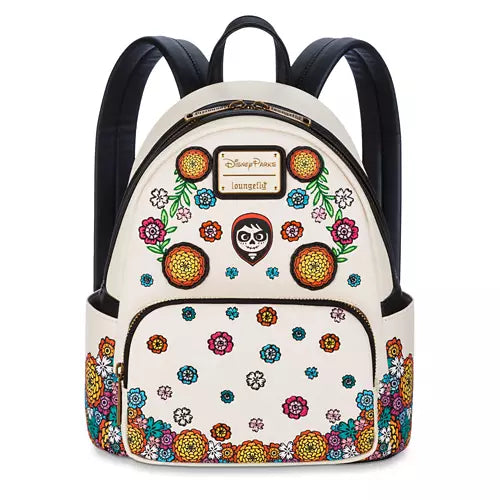 Loungefly Pixar Coco w/ Miguel Mini Backpack - Disney Parks Exclusive