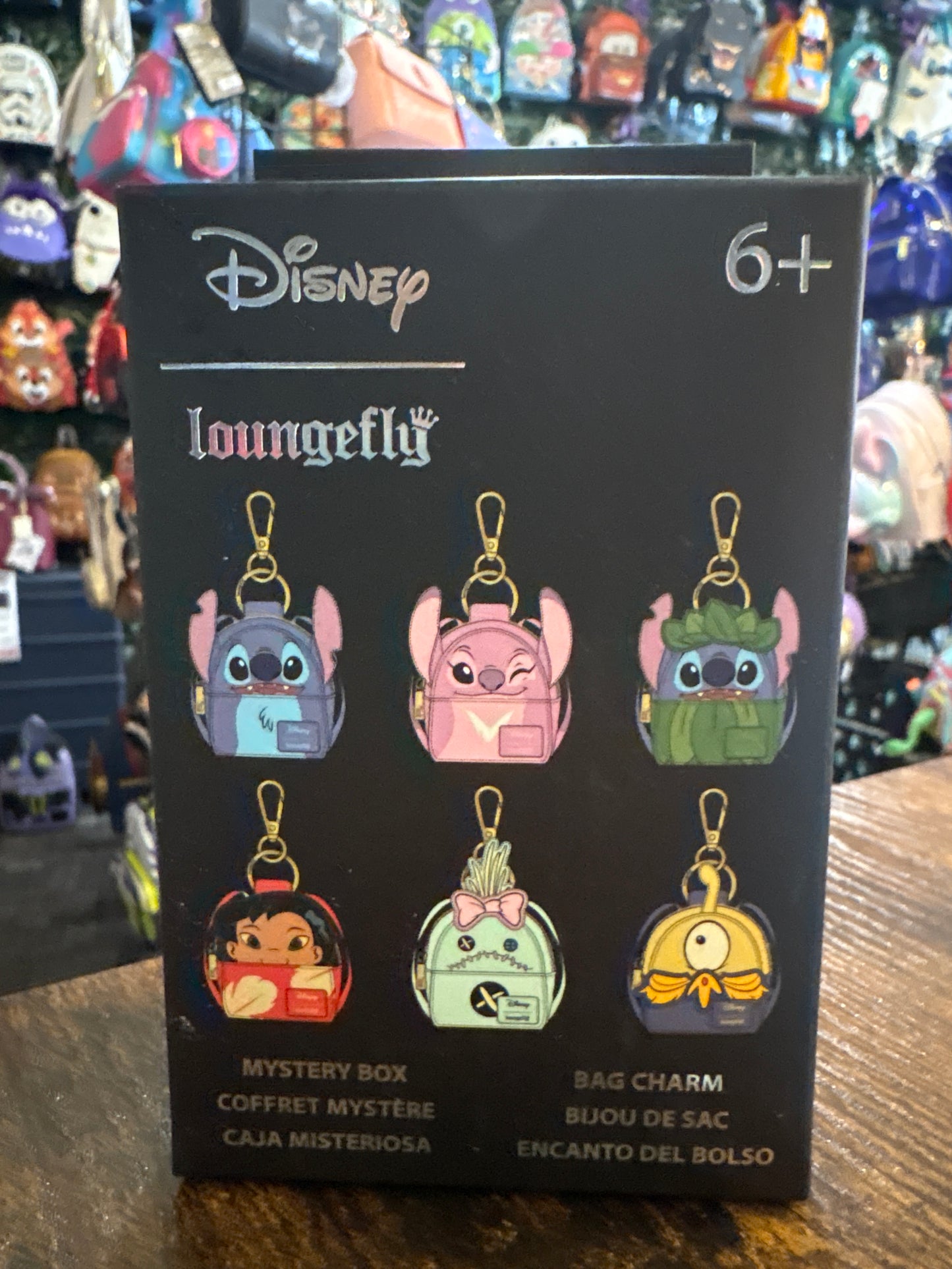 Loungefly Lilo and Stitch Mini backpack Mystery Box Bag Charms
