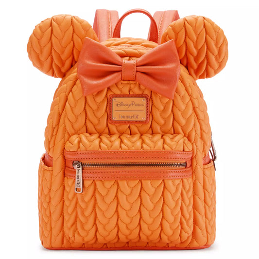 Loungefly Disney Parks Minnie Mouse Pumpkin Spice Mini Backpack - Scented