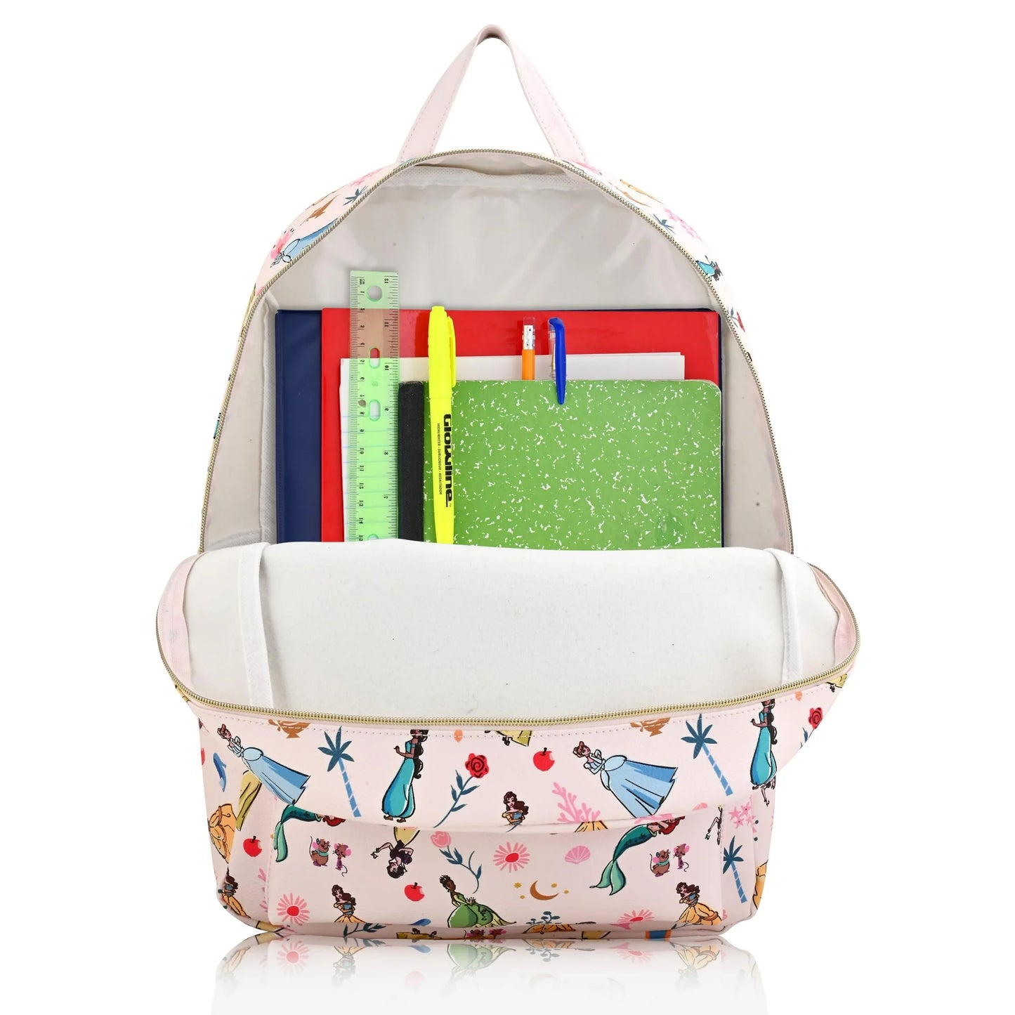 Fast Forward Disney Princesses AOP Full Size Backpack