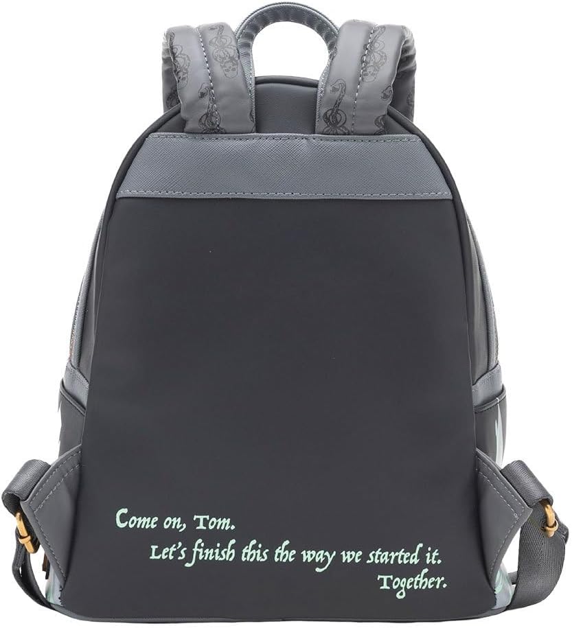 Loungefly Harry Potter vs. Voldemort  Battle of Hogwarts Lenticular Mini Backpack - Glow in the Dark