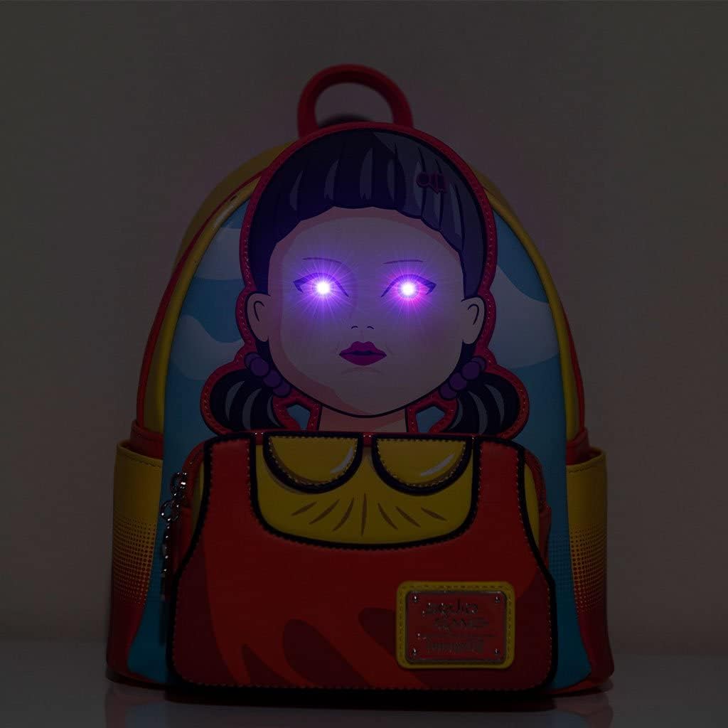 Loungefly Netflix Squid GameSinging Young Hee Mini Backpack - Light Up