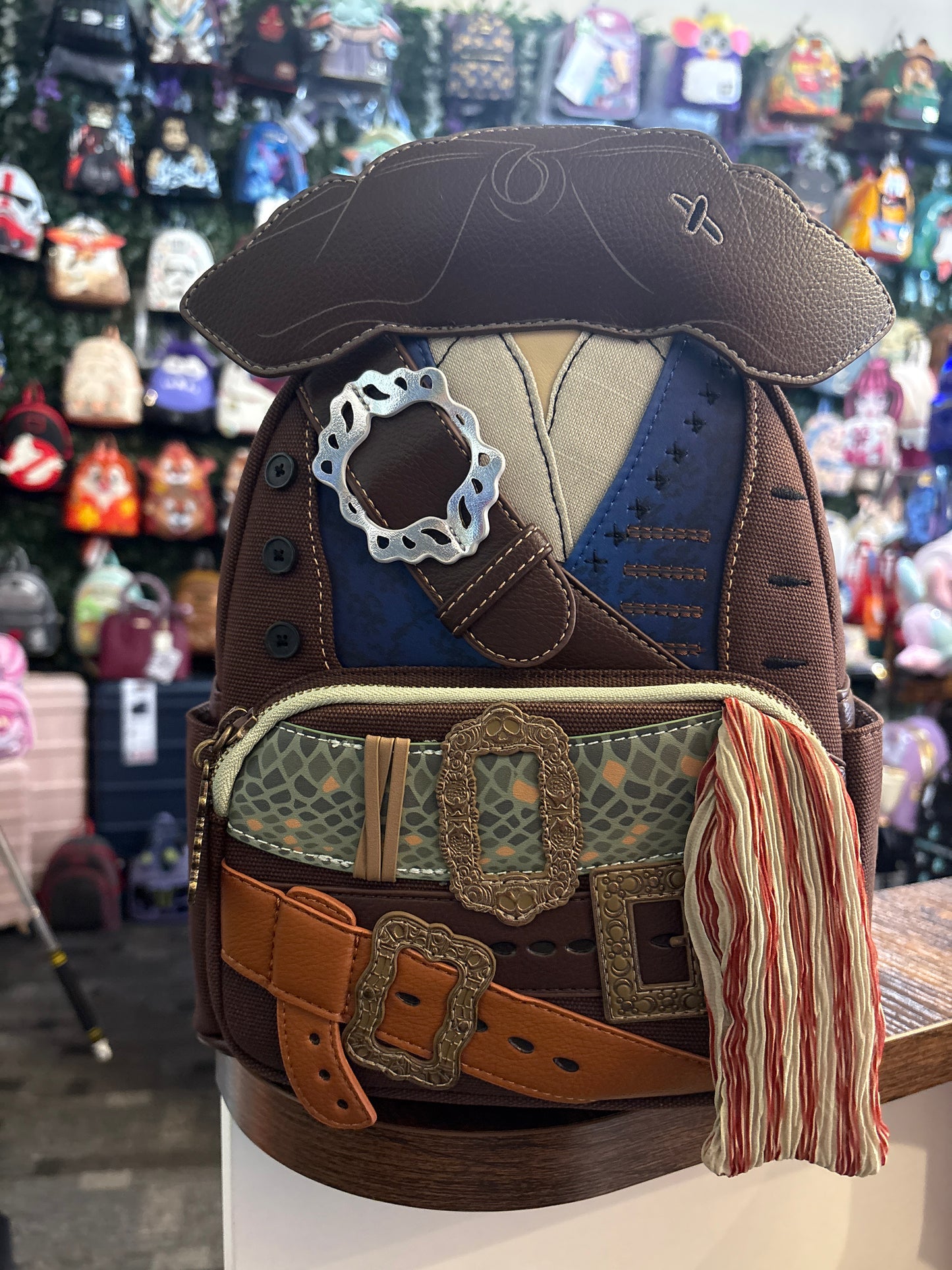 Loungefly Disney Pirates of the Caribbean Jack Sparrow mini backpack