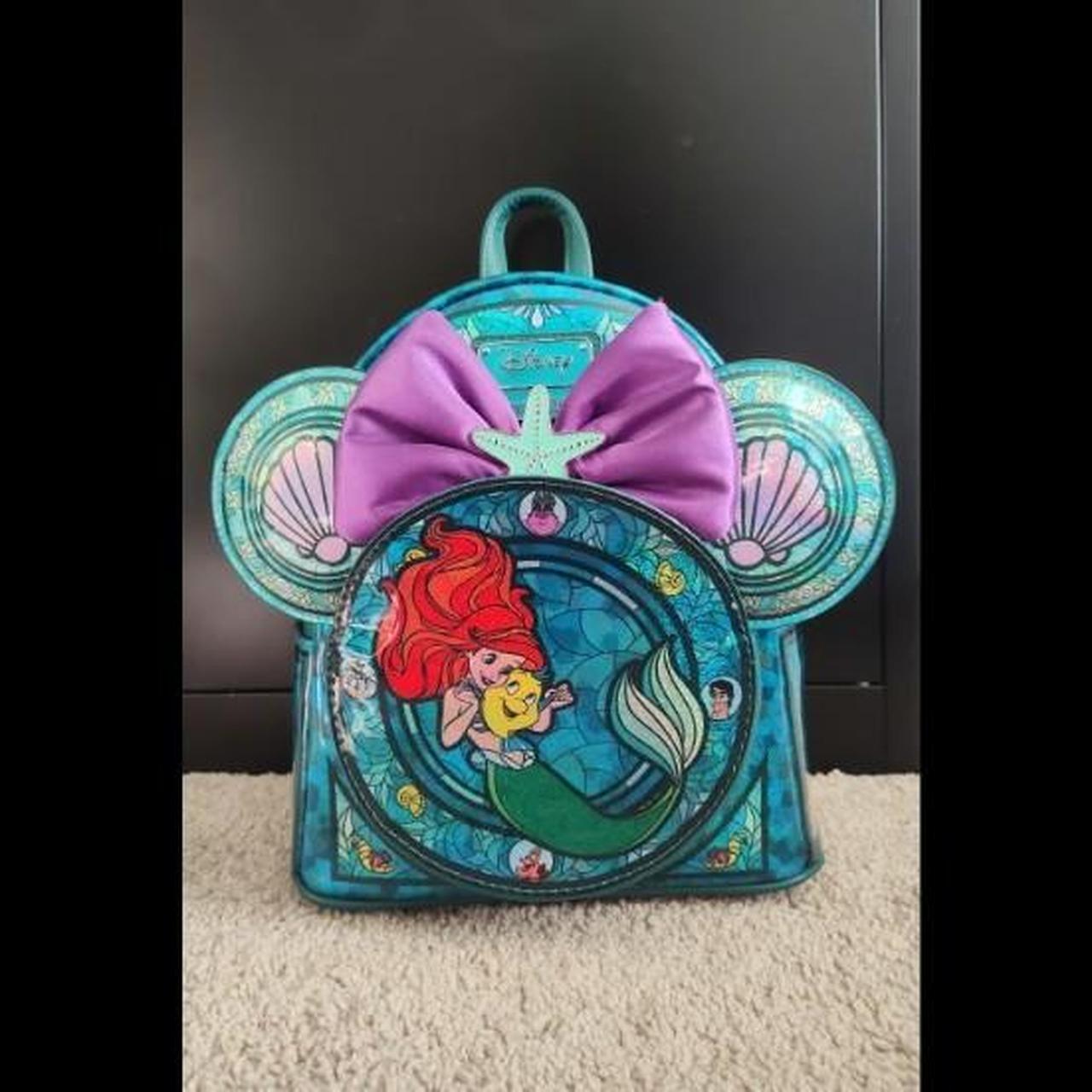 Loungefly Disney Little Mermaid Ariel Stained Glass Mini Backpack