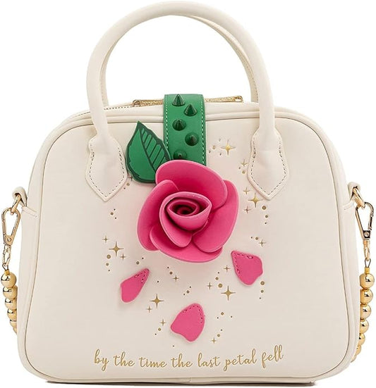 Loungefly Beauty and the Beast Rose Crossbody Bag