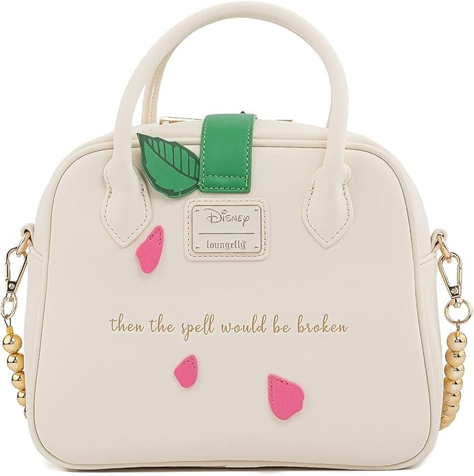 Loungefly Beauty and the Beast Rose Crossbody Bag