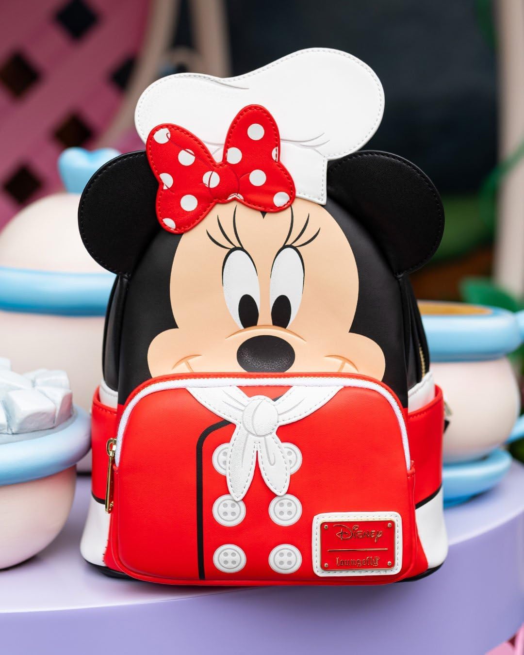 Loungefly Disney Chef Minnie Cosplay Mini Backpack