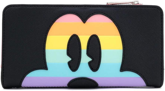 Loungefly Disney Mickey Mouse Pastel Rainbow Flap Wallet