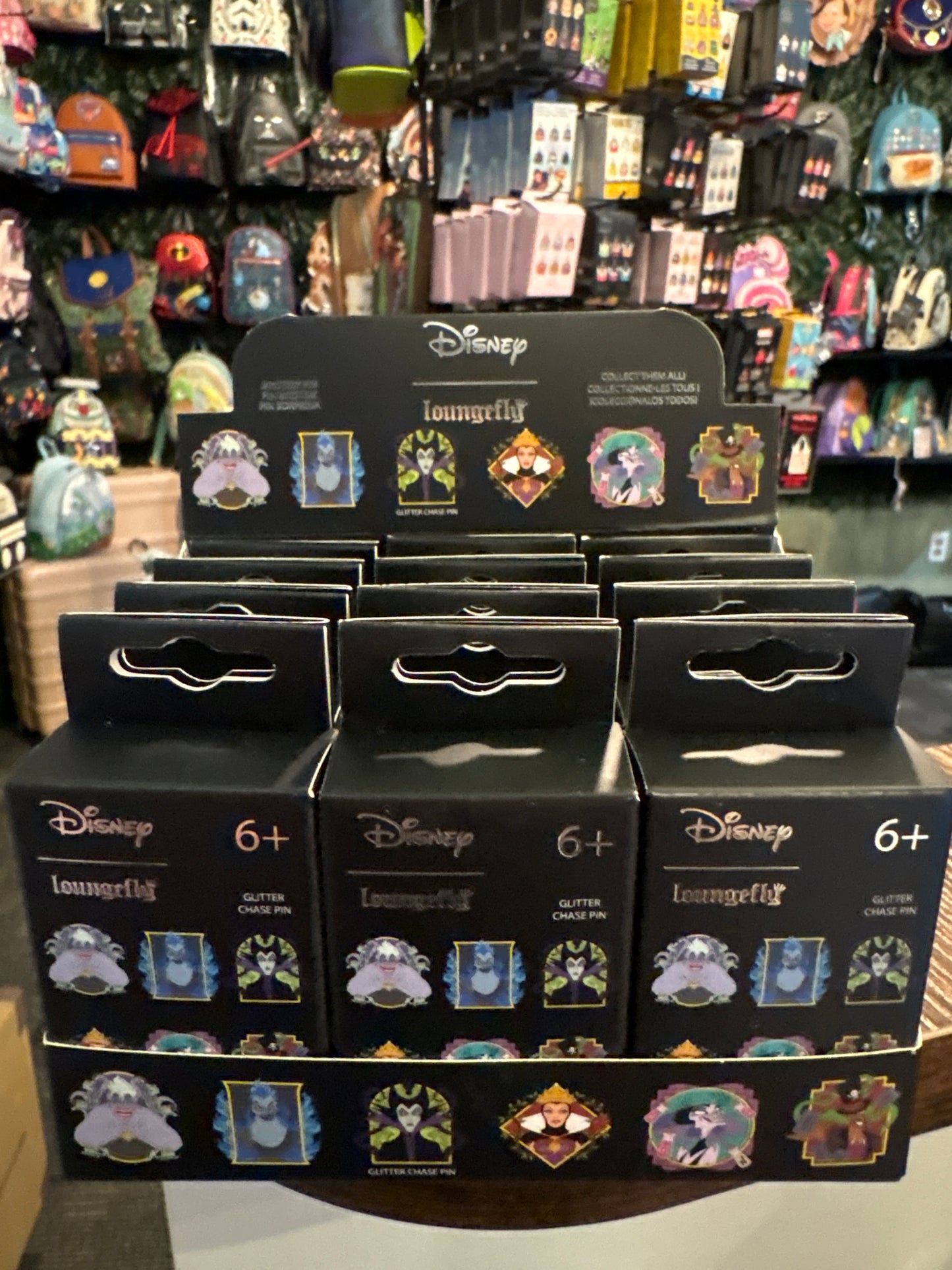 Loungefly Disney Villains Framed Pins