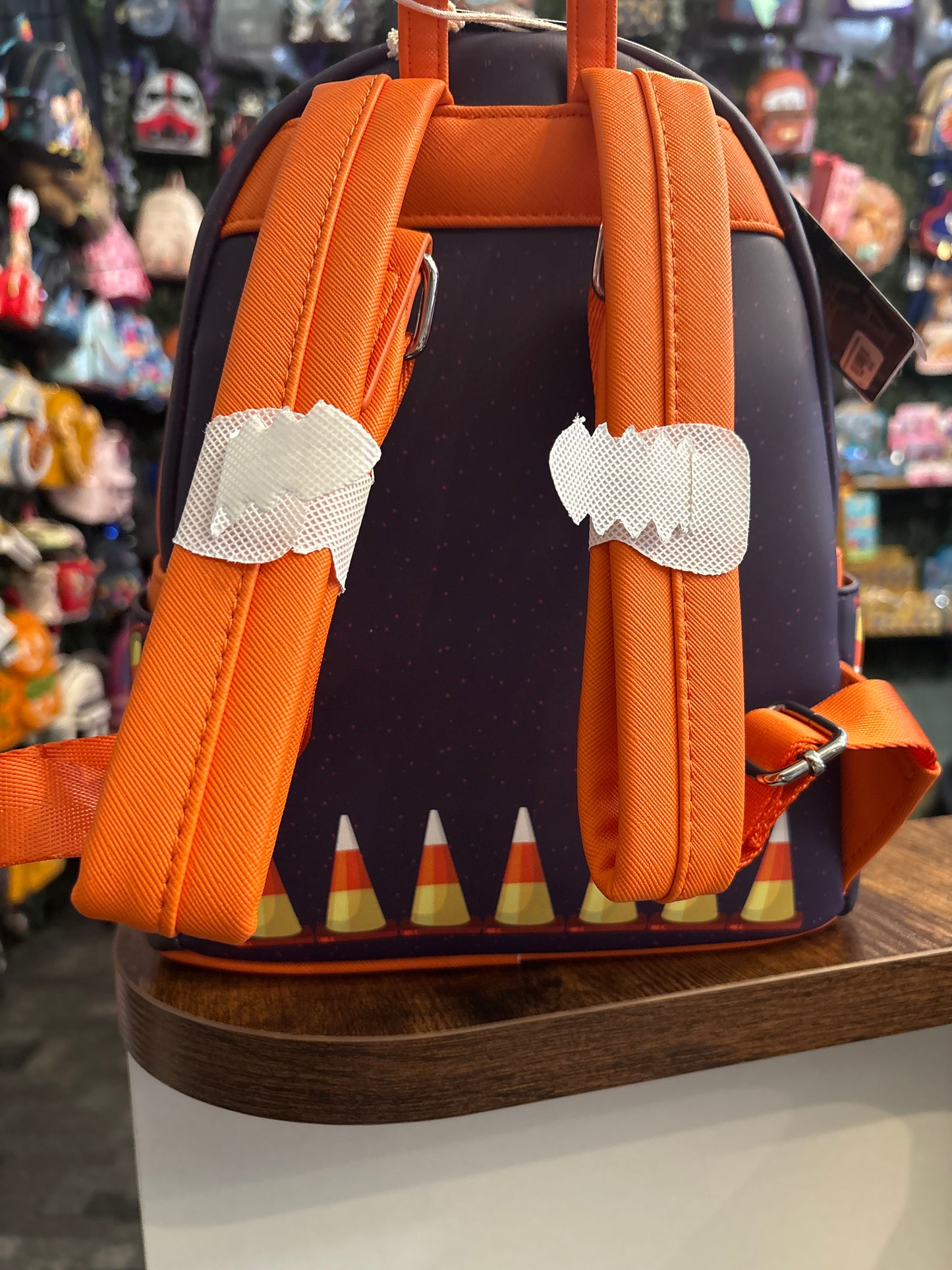 Loungefly Pixar Cars McQueen and Mater Costumes Glow in the Dark Mini Backpack