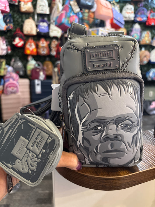 Loungefly Universal Monsters Frankenstien Crossbody Bag