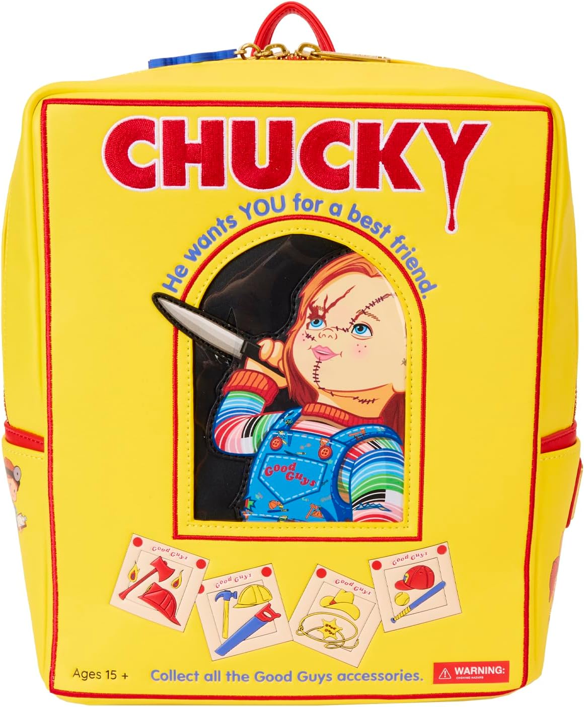 Loungefly Child's Play Chucky Good Guys Box Mini Backpack
