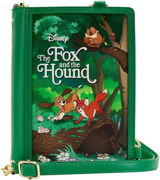 Loungefly Disney Fox and the Hound Classic Books Convertible Crossbody