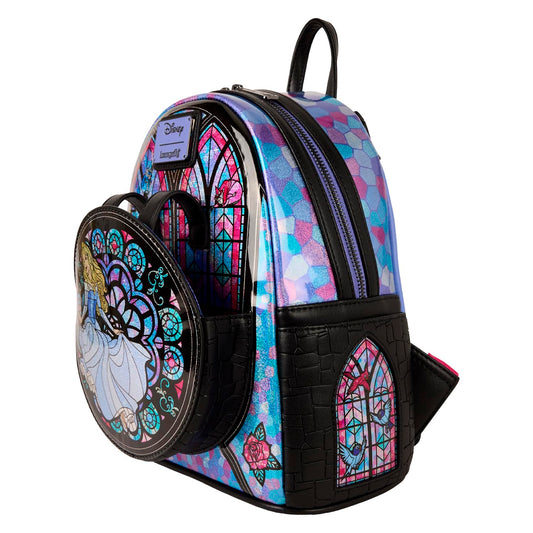 Loungefly Disney Princess Stained Glass: Sleeping Beauty Mini-Backpack