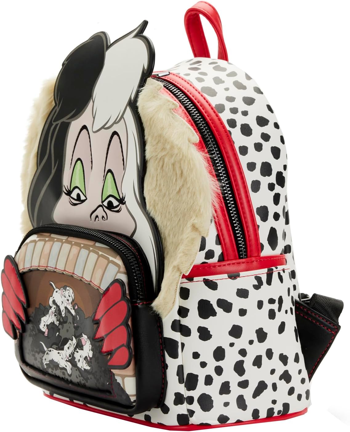 Loungefly Disney 101 Dalmatians Villains Scene Cruella Mini Backpack