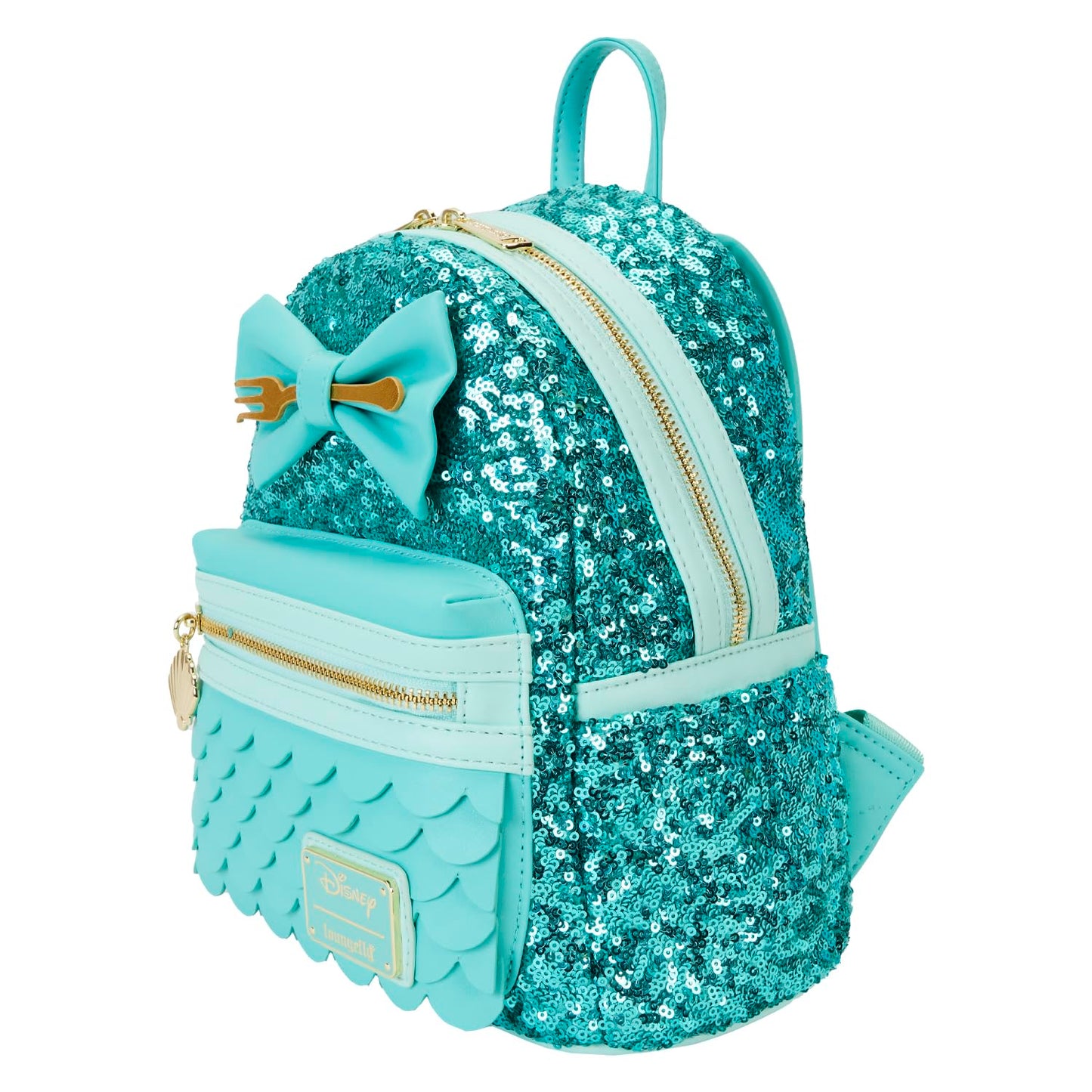 Loungefly Disney The Little Mermaid Sequins Collection Mini Backpack, Exclusive