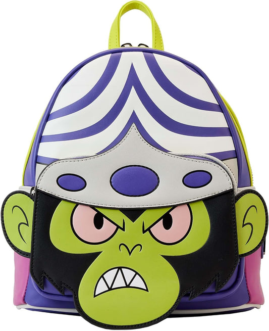 Loungefly Cartoon Network Powerpuff Girls Mojo Jojo Cosplay Mini Backpack - Glow in the Dark