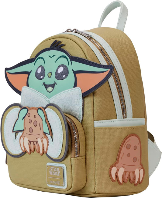 Loungefly Star Wars Mandalorian Grogu & Crabbies Mini Backpack