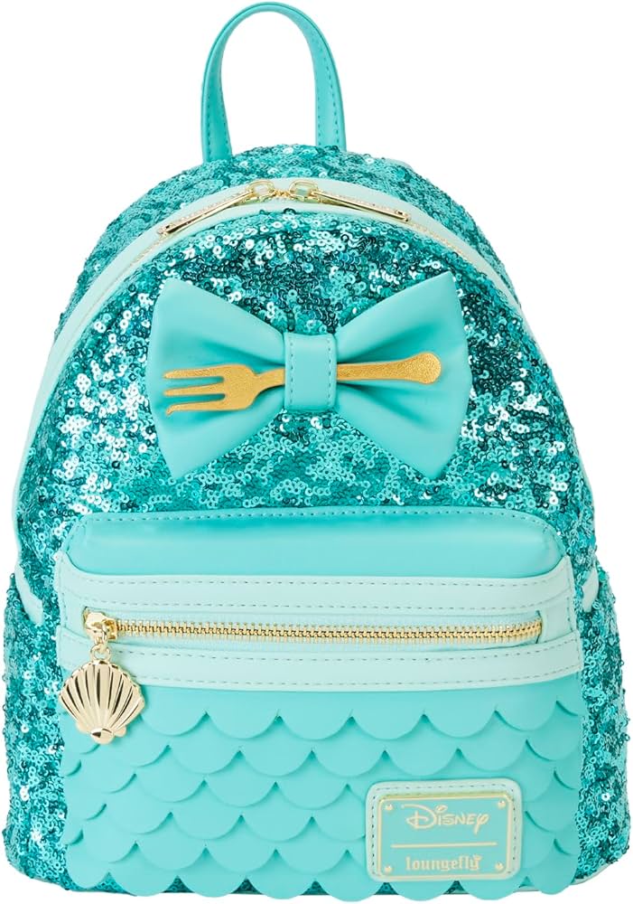 Loungefly Disney The Little Mermaid Sequins Collection Mini Backpack, Exclusive