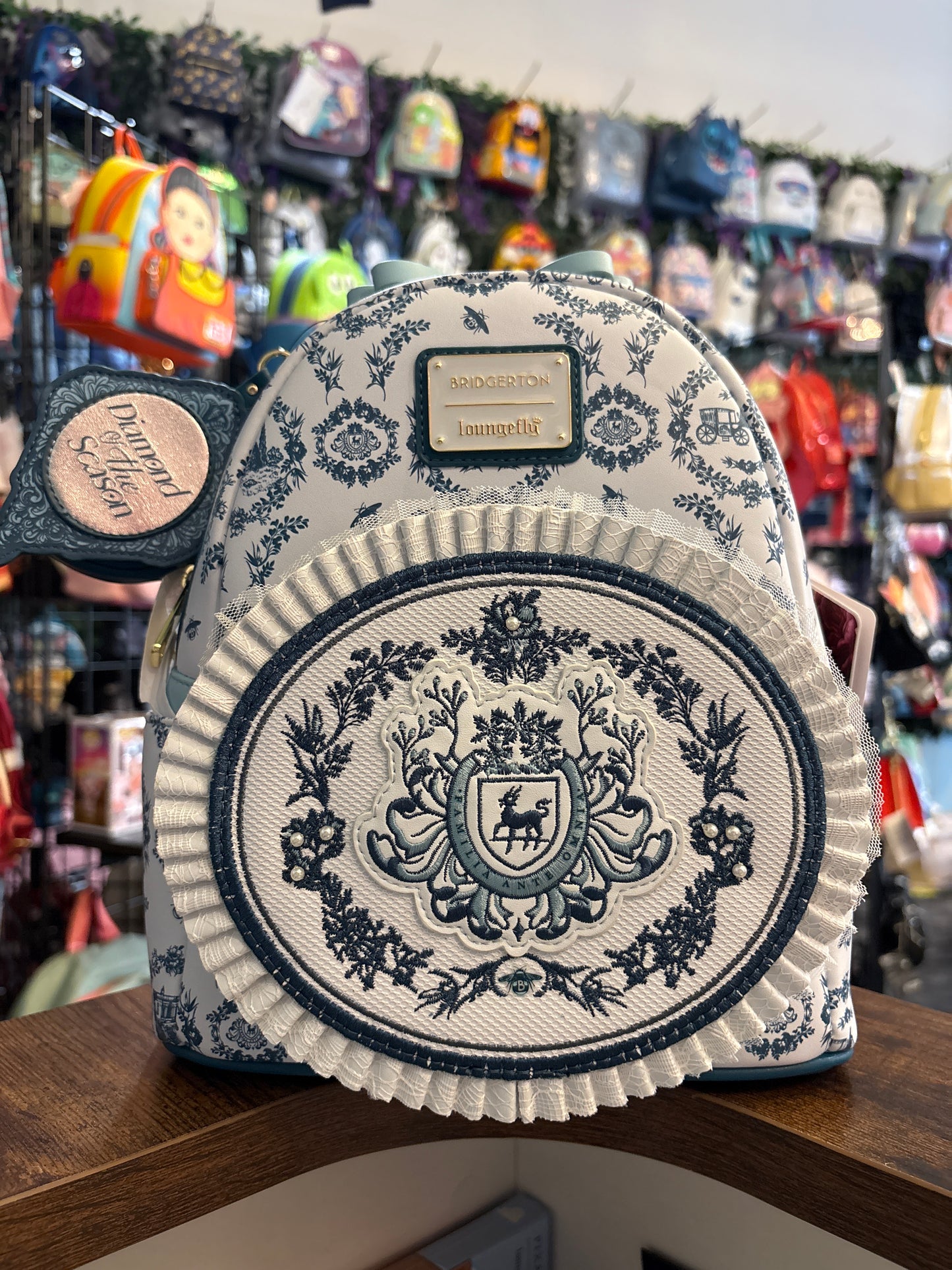 Loungefly Net Flix Bridget ton mini backpack with coin purse