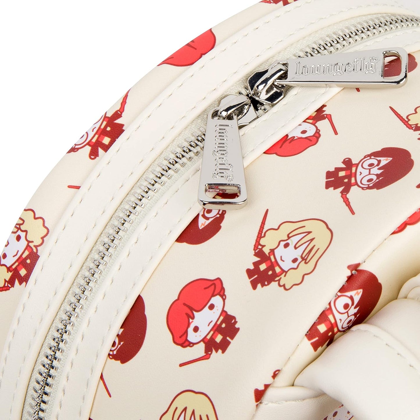 Loungefly Harry Potter Chibi Characters Wands Out AOP Mini Backpack