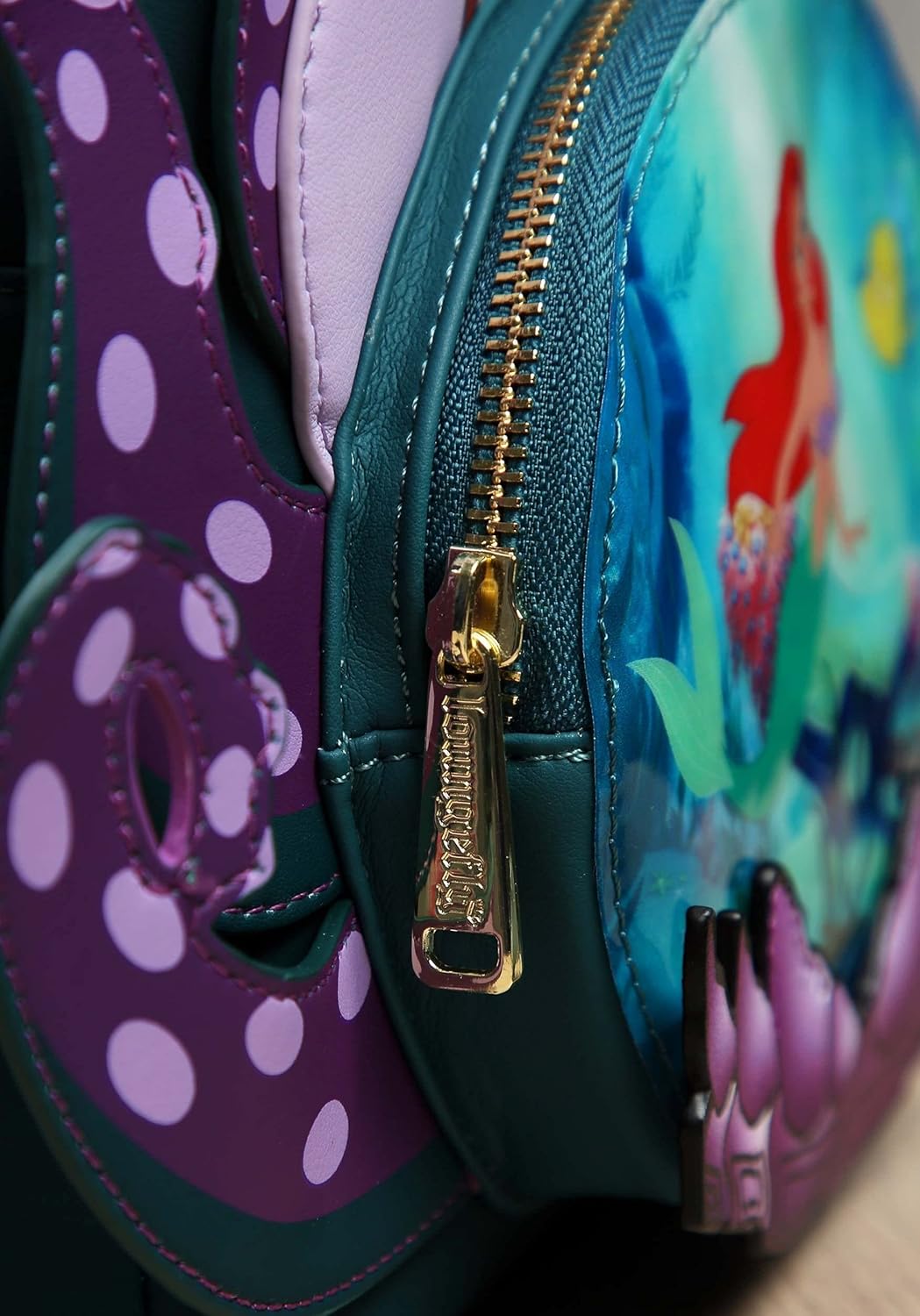 Loungefly Disney Villains Scene Ursula Crystal Ball Mini Backpack