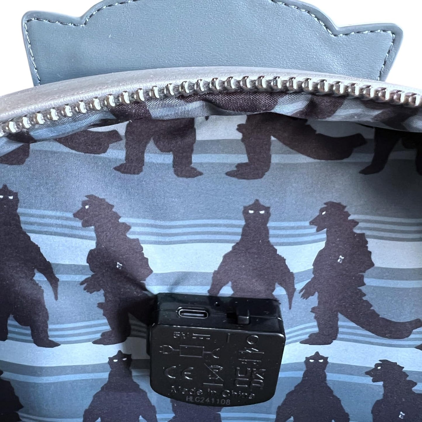 Loungefly Toho Godzilla Mechagodzilla Light Up Full Size Backpack