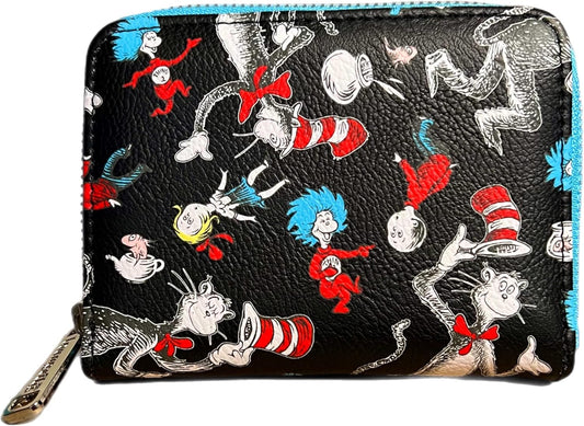 Loungefly Dr. Seuss Cat In The Hat AOP Wallet