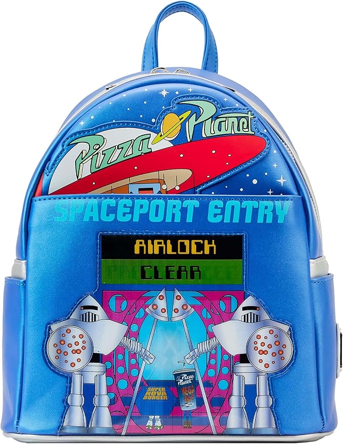 Loungefly Pixar Toy Story Pizza Planet Space Entry Mini Backpack