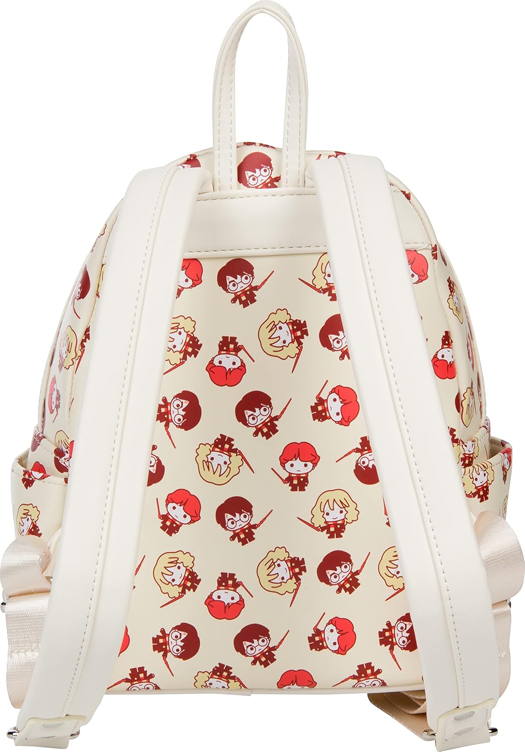 Loungefly Harry Potter Chibi Characters Wands Out AOP Mini Backpack