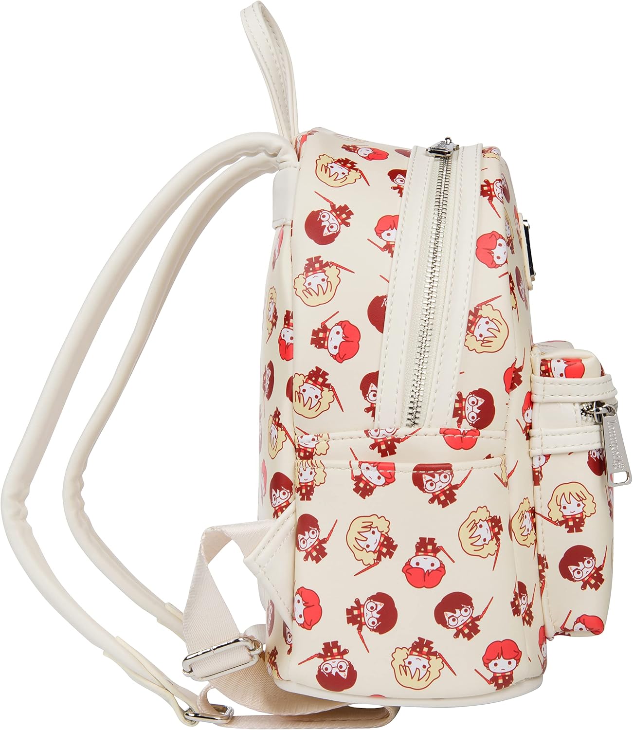 Loungefly Harry Potter Chibi Characters Wands Out AOP Mini Backpack