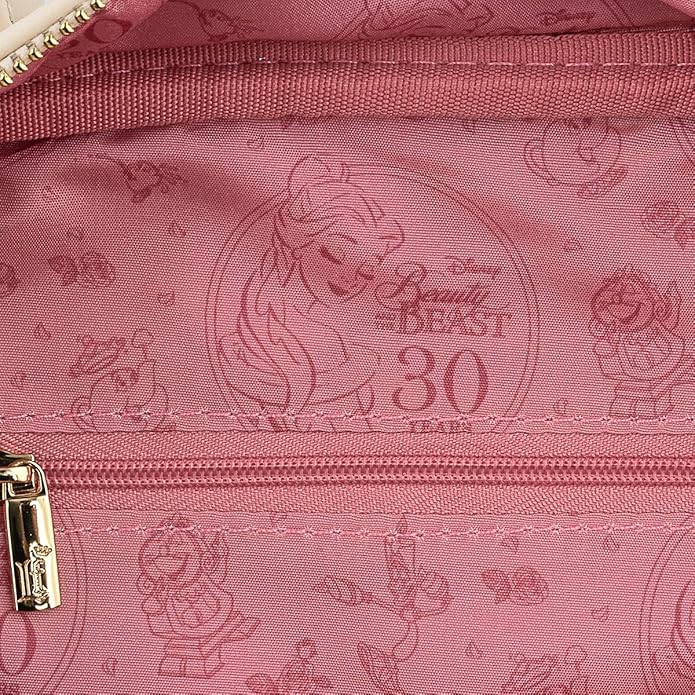 Loungefly Beauty and the Beast Rose Crossbody Bag
