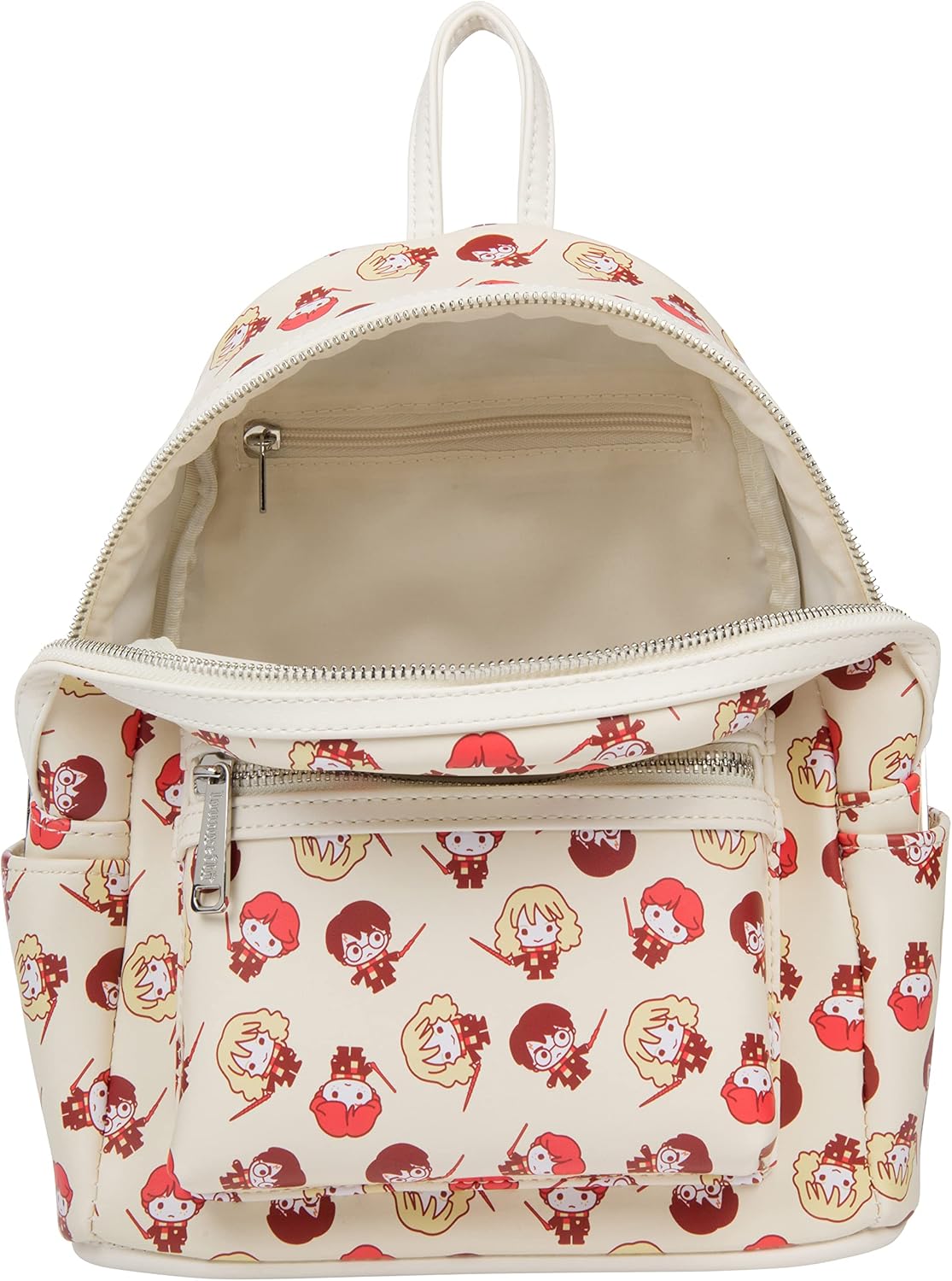 Loungefly Harry Potter Chibi Characters Wands Out AOP Mini Backpack