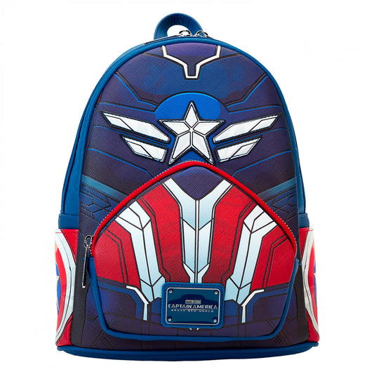 Loungefly Marvel Captain America Brave New World Mini Backpack