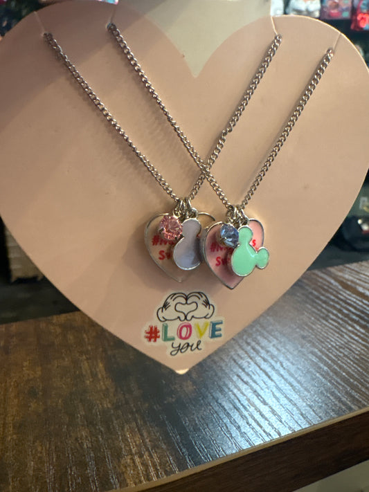 Disney #love you Necklace