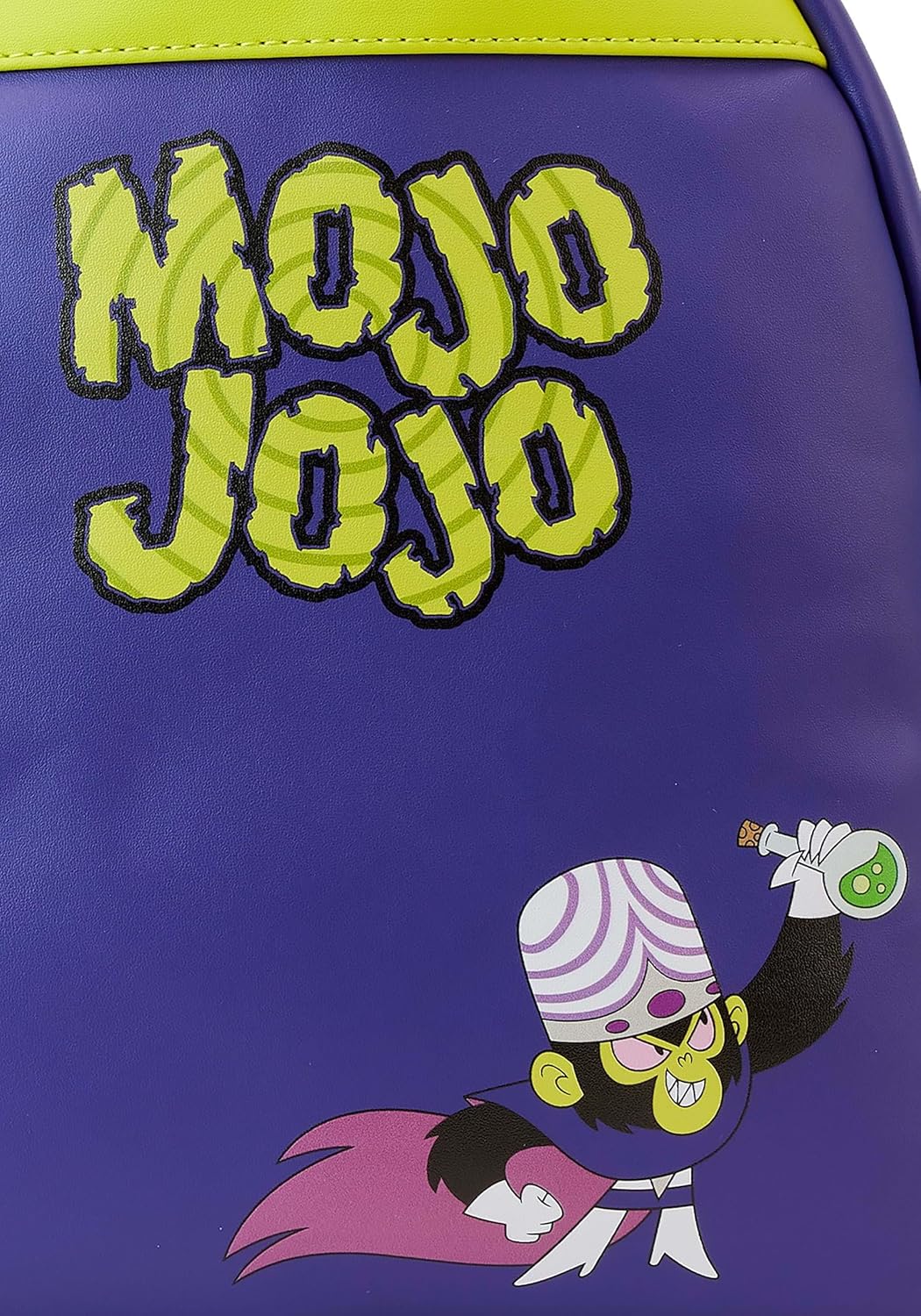 Loungefly Cartoon Network Powerpuff Girls Mojo Jojo Cosplay Mini Backpack - Glow in the Dark