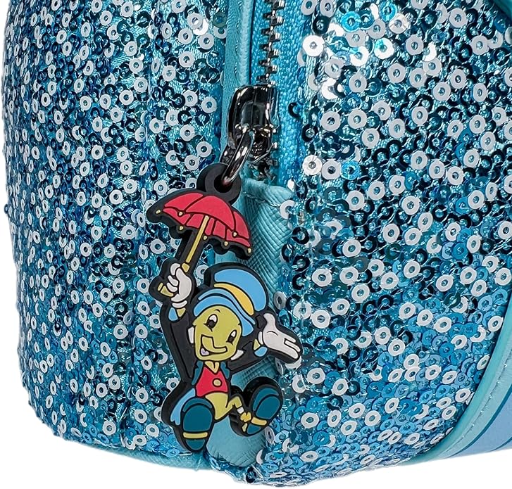 Loungefly Blue Fairy Mini Backpack - Lights Up