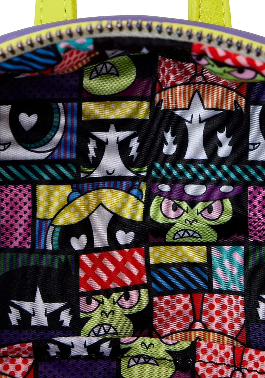 Loungefly Cartoon Network Powerpuff Girls Mojo Jojo Cosplay Mini Backpack - Glow in the Dark