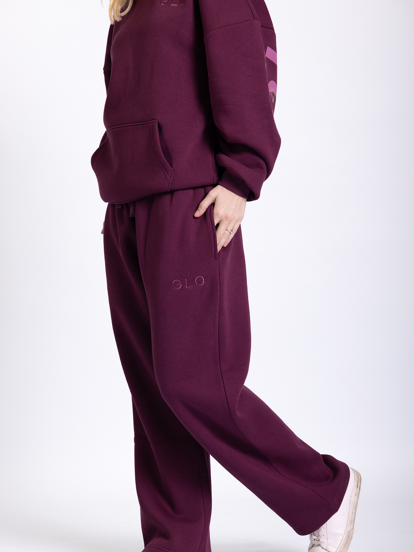 Kingdom Essential Hoodie - Forgiven - Jewel-Tone - Dark Cherry: Forgiven - Dark Cherry / M